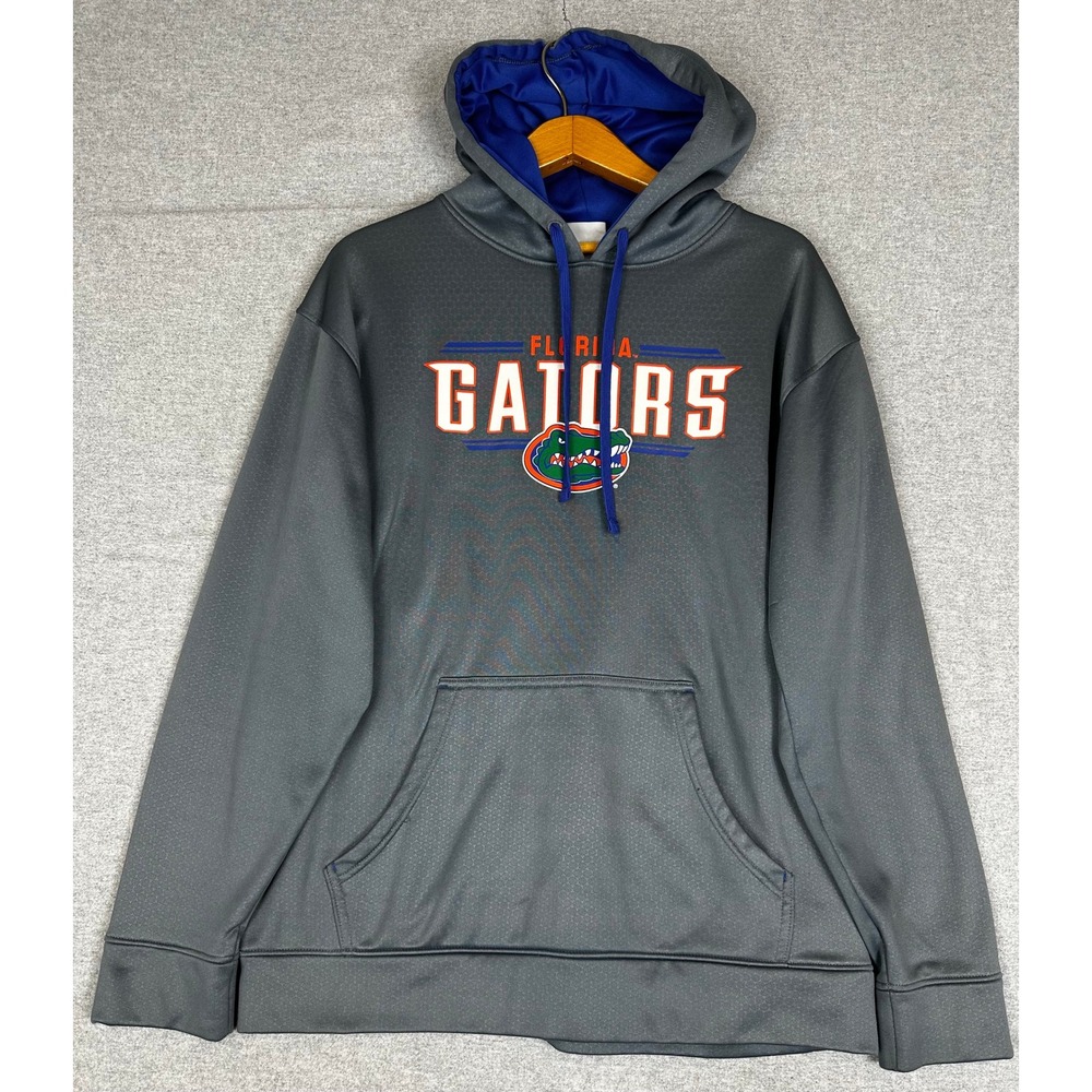 Florida Gators Hoodie Mens Large Gray Pullover NCAA Sweatshirt RN104648